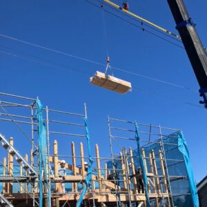 高気密高断熱住宅　上棟